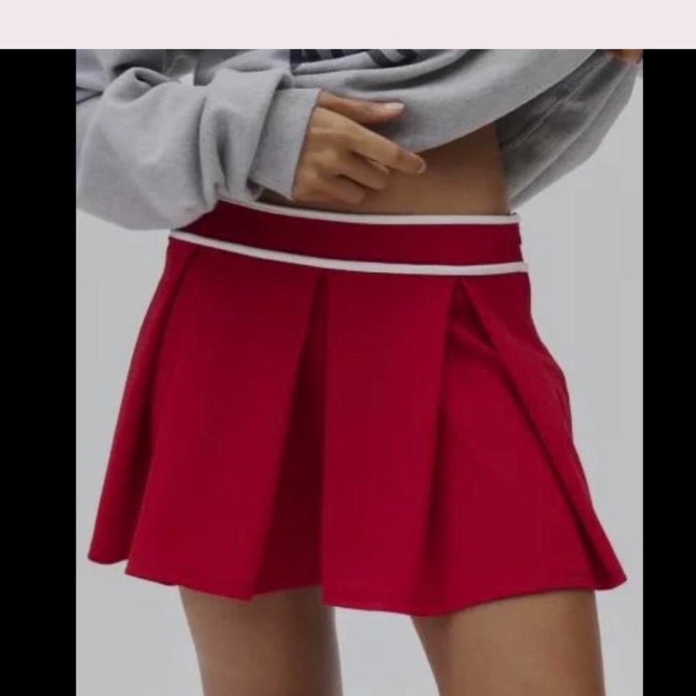 Urban Outfitters Red Skater Skirt